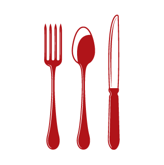 icone fourchette cuillère couteaux